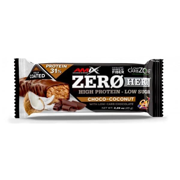 Zero hero 31% protein bar 65g - Amix™