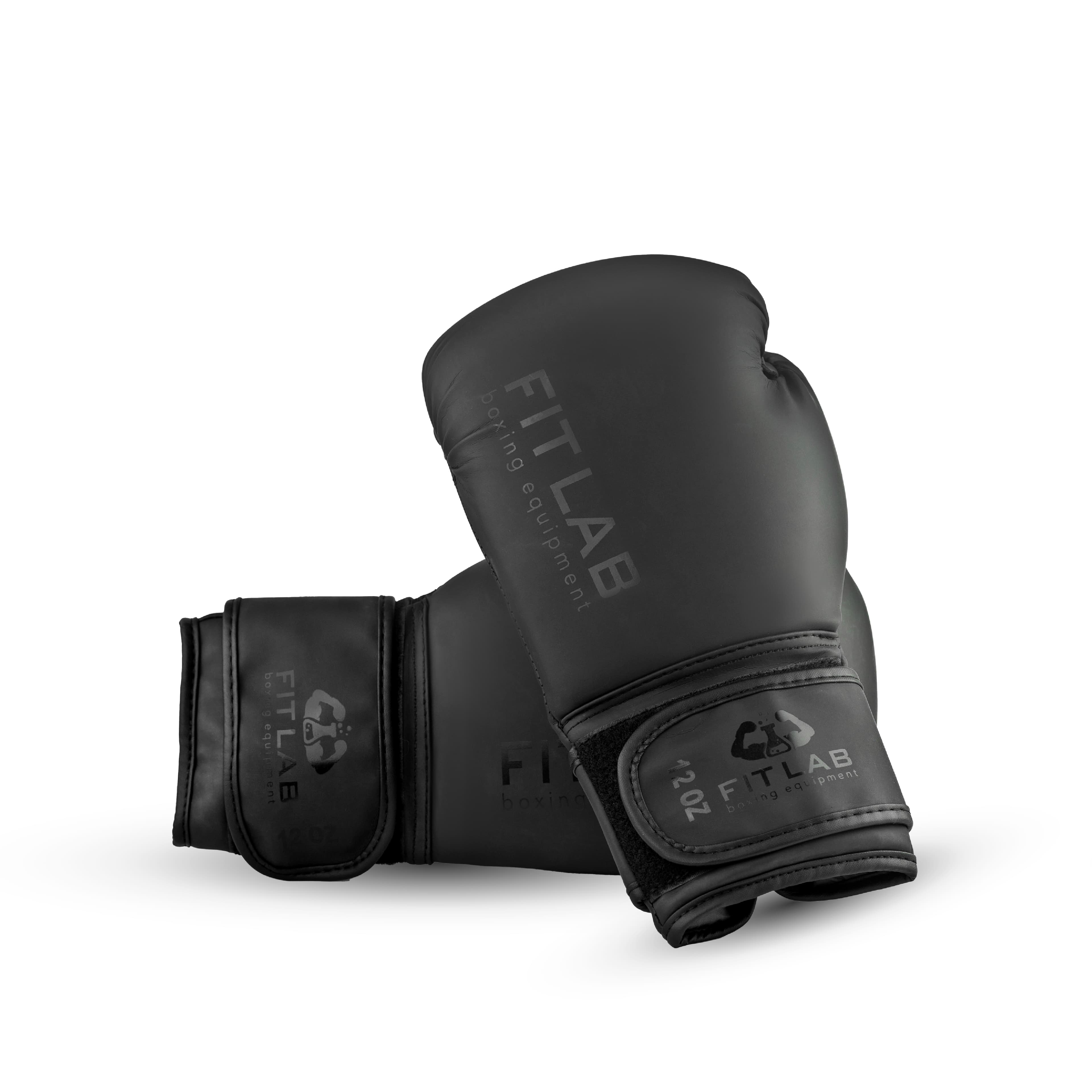 Matte black / boks rukavice - FitLAB
