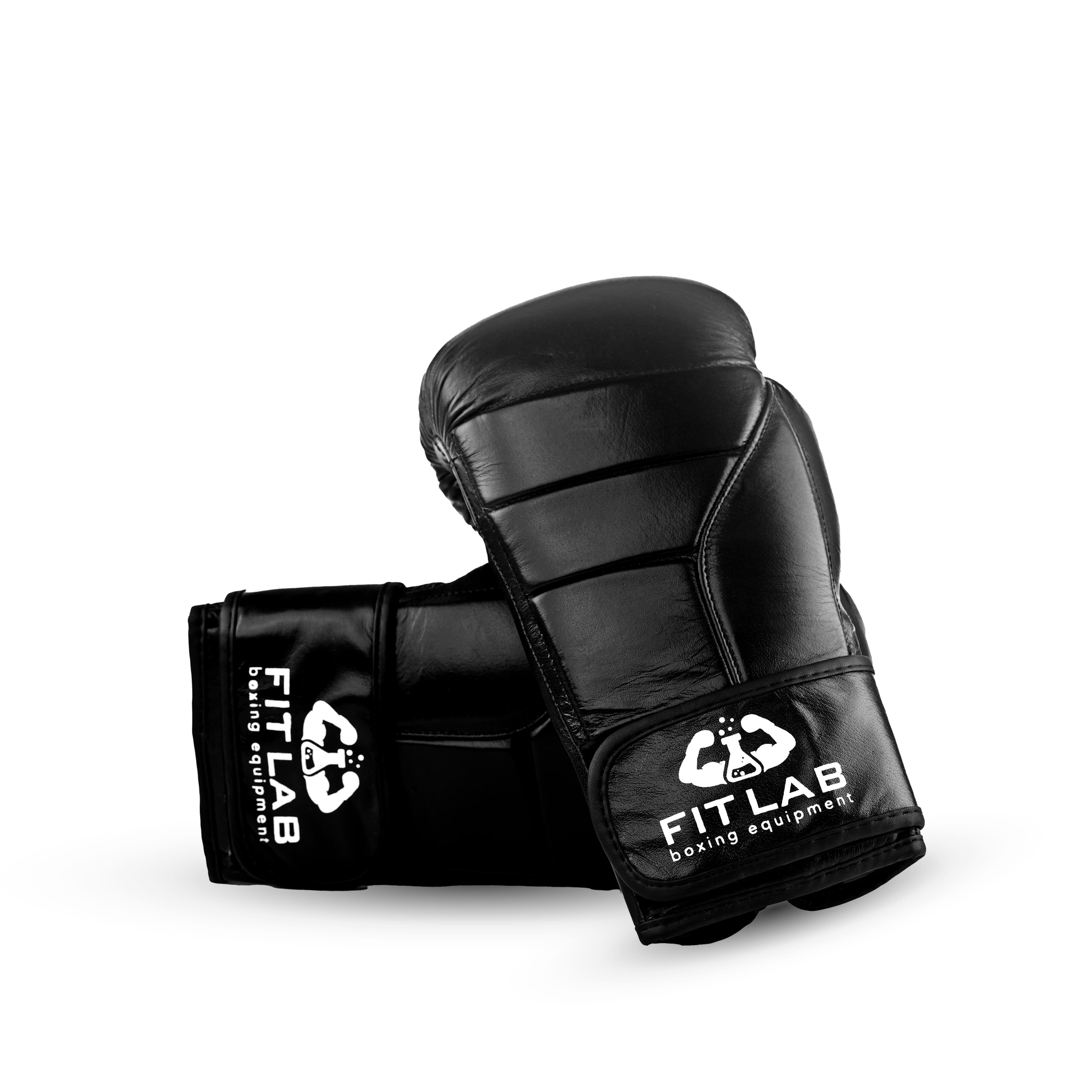 Black iron / boks rukavice 100% koža - FitLAB