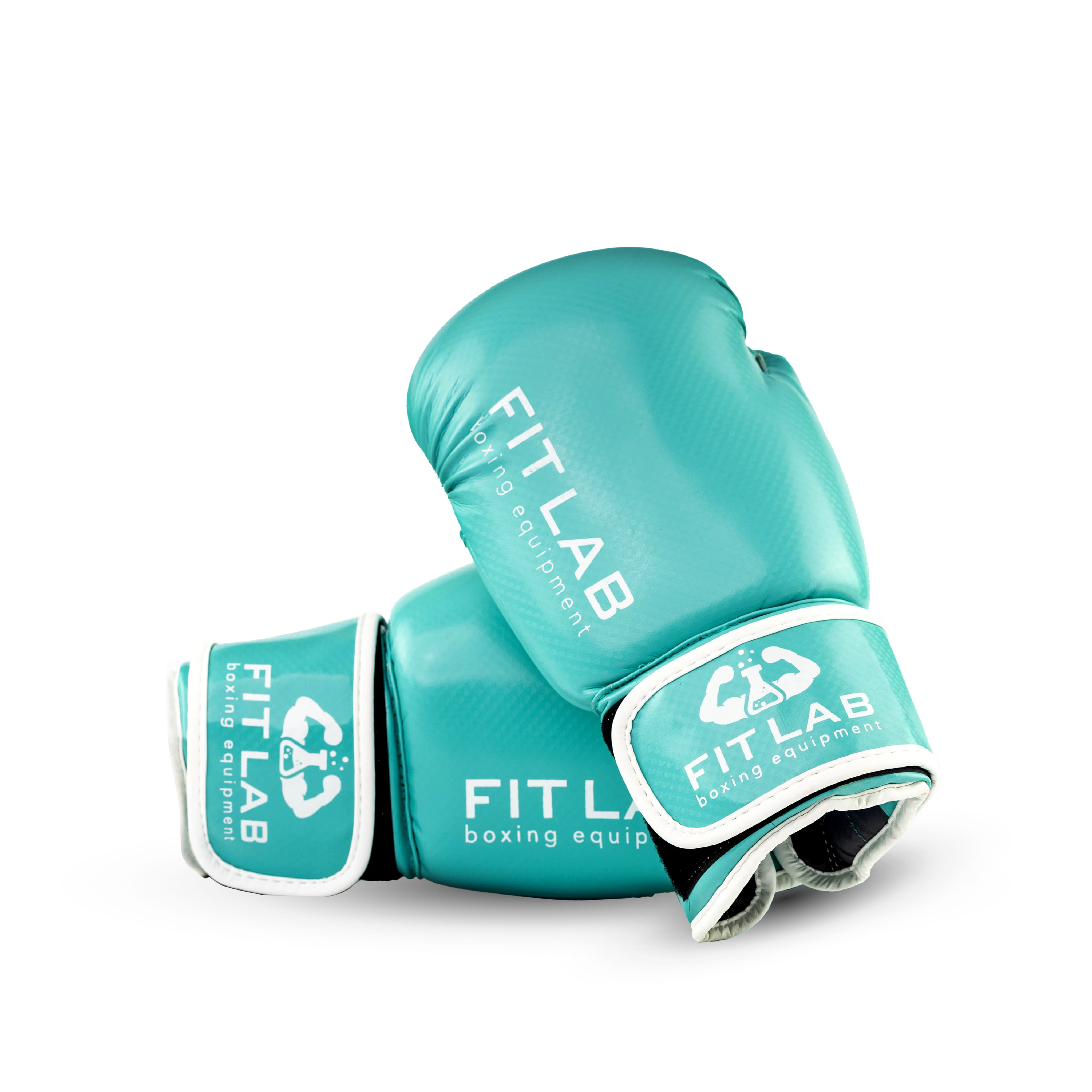 Carbon turquoise / boks rukavice - FitLAB