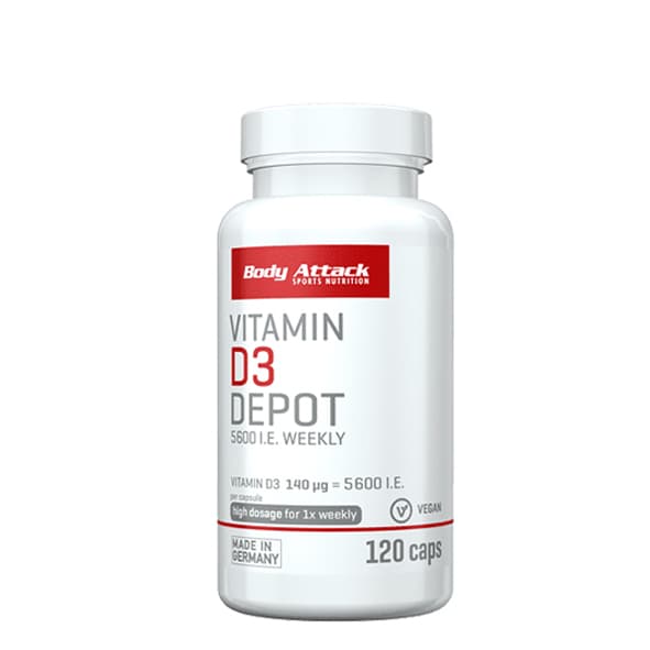 Vitamin D3 Depot Weekly 120cap - Body attack