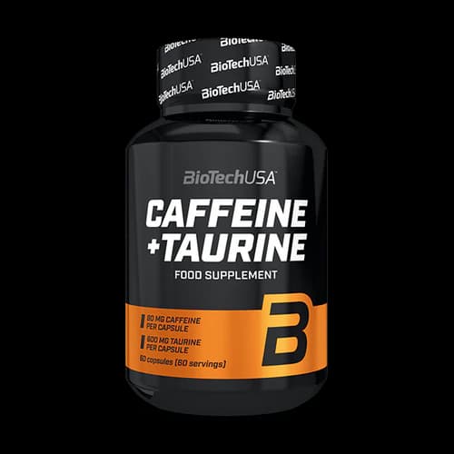 Caffeine+taurine 60cap - BioTechUSA
