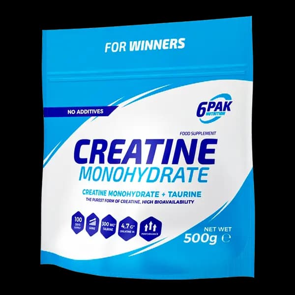 Creatine monohydrate + TAURIN 500g - 6PAK