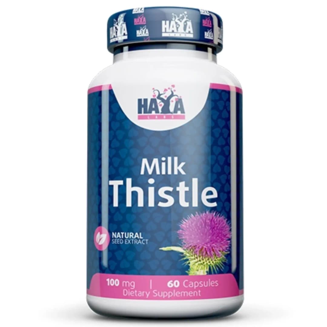 Milk thistle extract (Silymarin) 60cap/100mg - Haya Labs