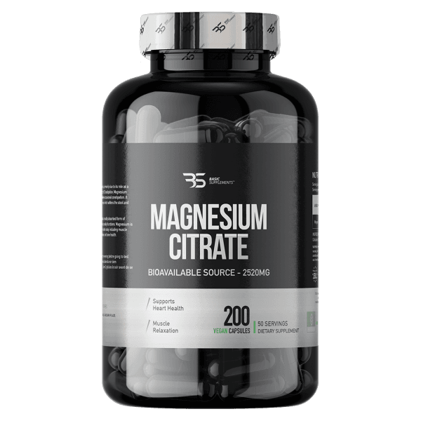 Magnesium citrate 200cap vegan - Basic Supplements