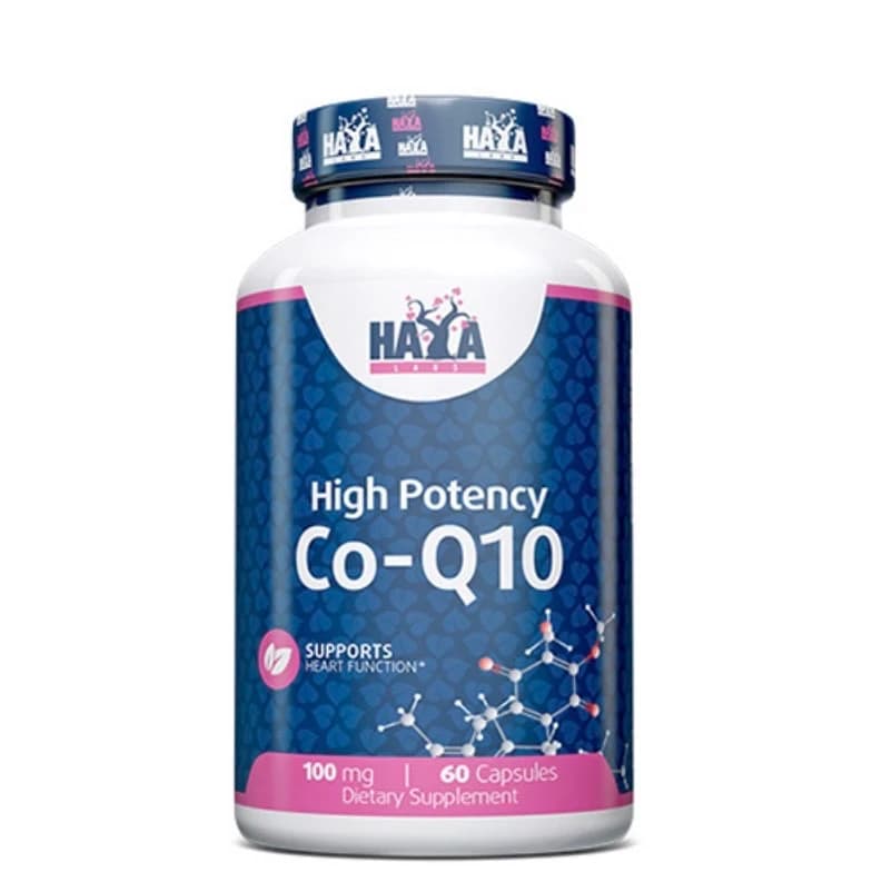 High potency Co-Q10 60cap/100mg - Haya Labs
