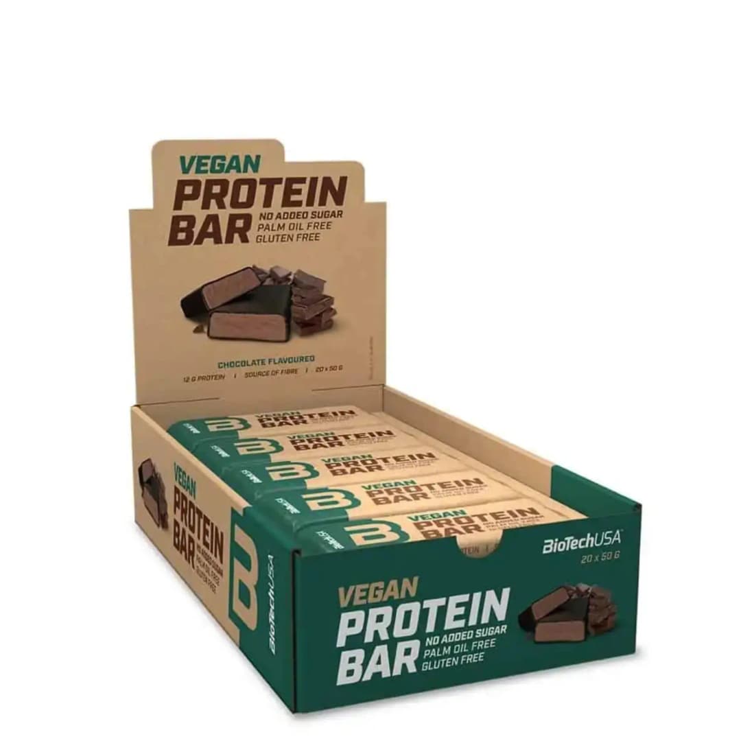 Vegan protein bar 50g (cela kutija 20 čokoladica) - BioTechUSA