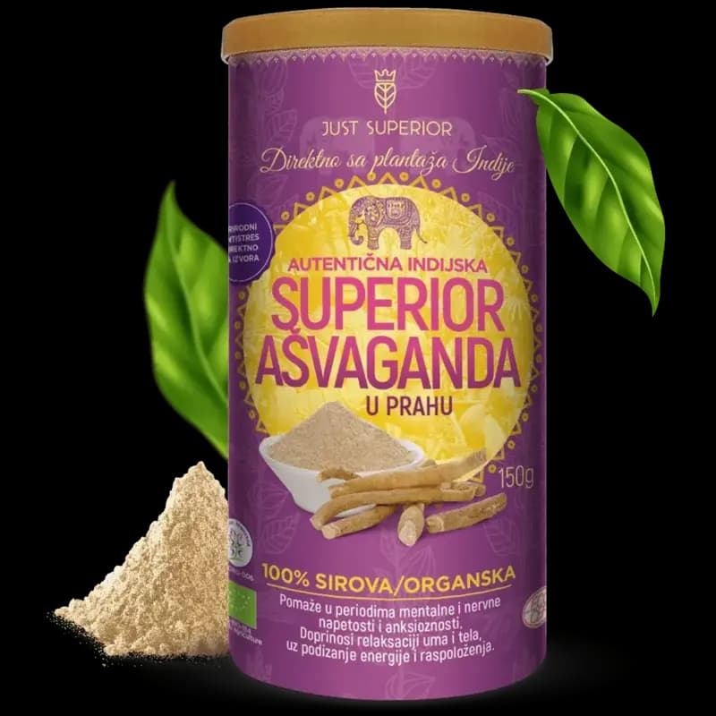 Superior Ašvaganda u prahu 150g - Just Superior
