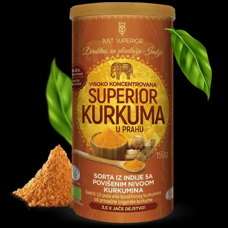 Superior Kurkuma u prahu 150g - Just Superior