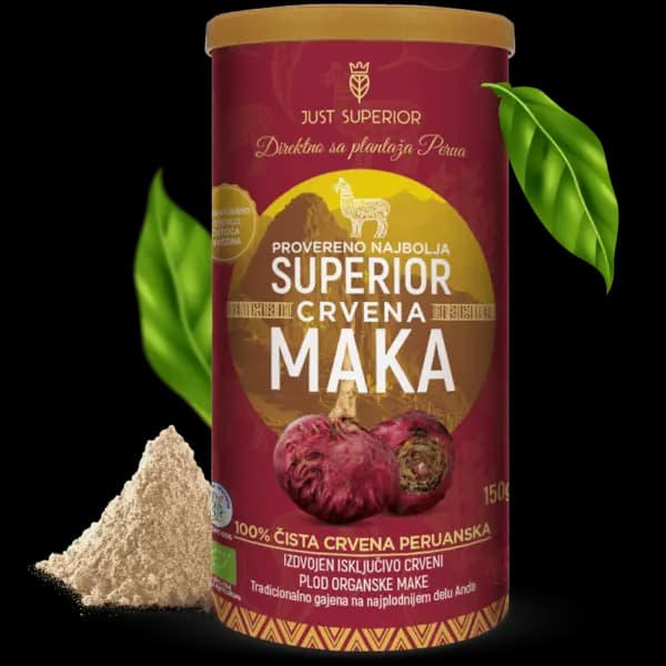 Organska Crvena Maka u prahu 150g - Just Superior
