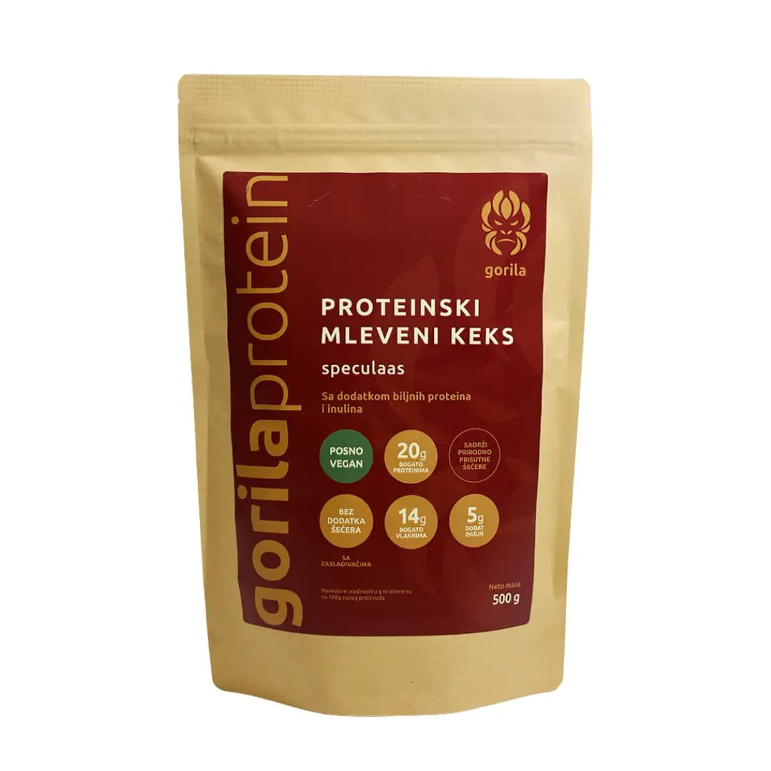 Proteinski mleveni keks Speculaas 500g - Gorila Protein