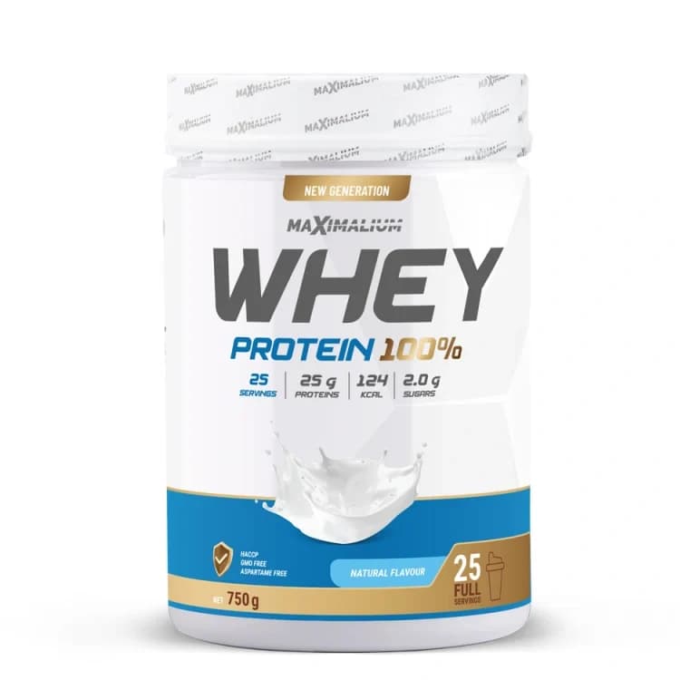 Whey 100% protein Natural ukus 750g - Maximalium