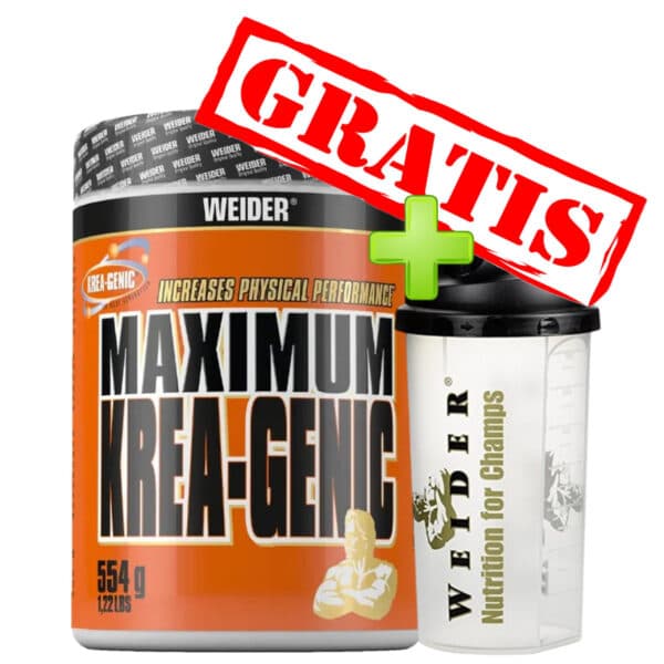 Krea-Genic Maximum 554g/70serv + gratis ŠEJKER - Weider