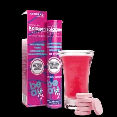 Collagen Beauty 20 šumećih tableta / ukus jagoda - ActivLab