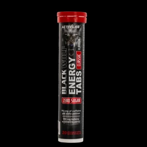 Black Wolf Energy Tabs Classic 20 tableta - ActivLab