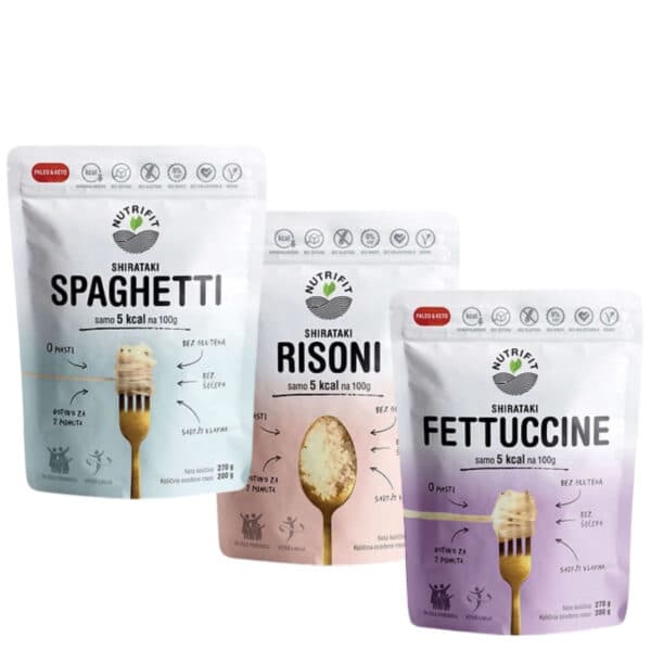 Shirataki TESTENINA (korena biljke konjak) 250g - Nutrifit