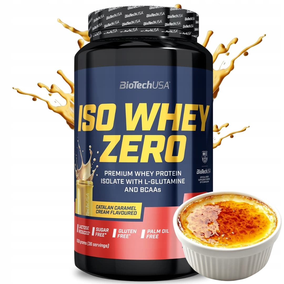 Iso Whey Zero whey protein izolat sa 21 g proteina po porciji Catalan caramel cream