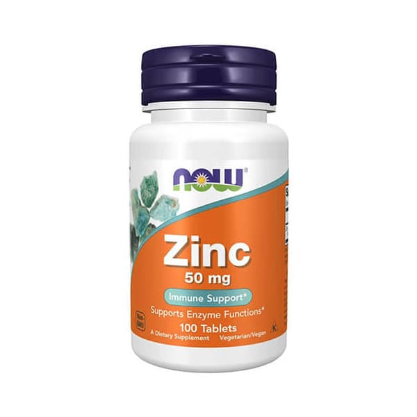 Zinc - Cink 50mg/100tab - NowFoods