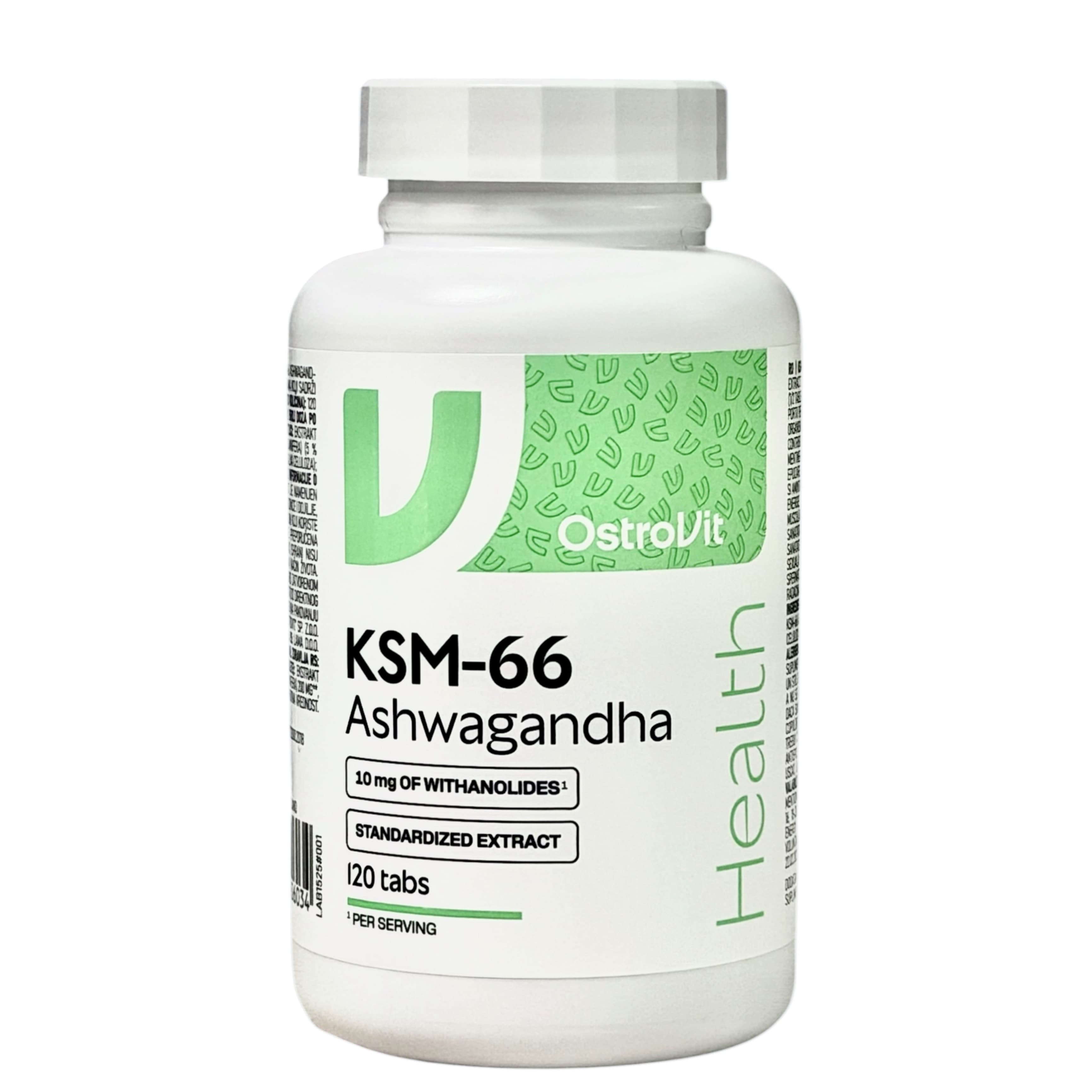 Ashwagandha vege KSM-66 120tb - Ostrovit