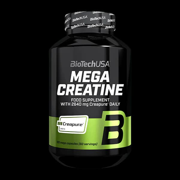 Mega Creatine kapsule sa Creapure kreatinom za snagu i bolje performanse u treningu
