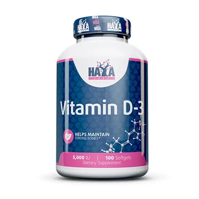 Vitamin D3 5000i.u. 100kapsula - Haya Labs