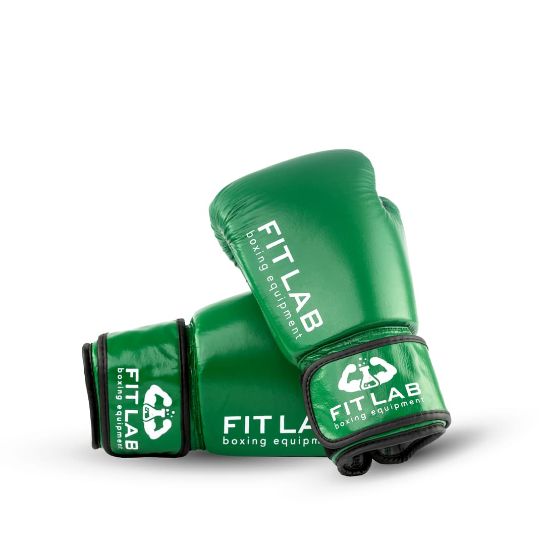 Standard green / boks rukavice 100% koža - FitLAB