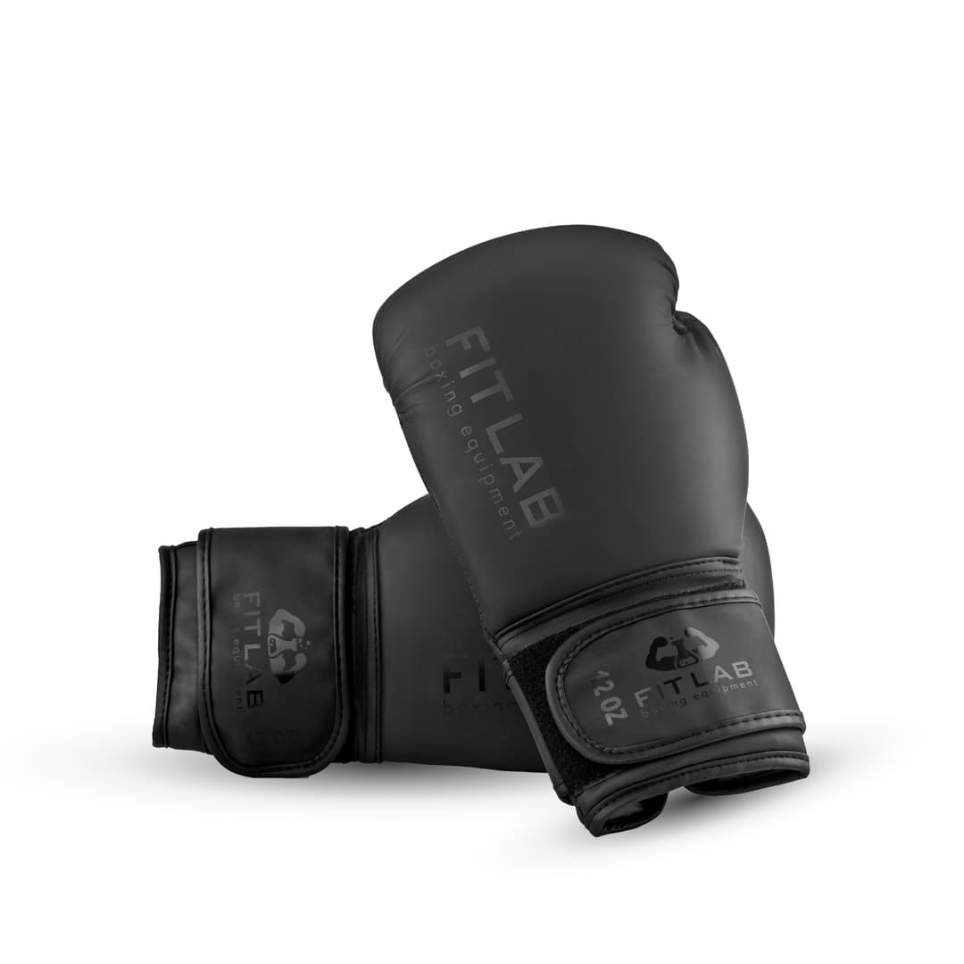 Matte black / boks rukavice - FitLAB