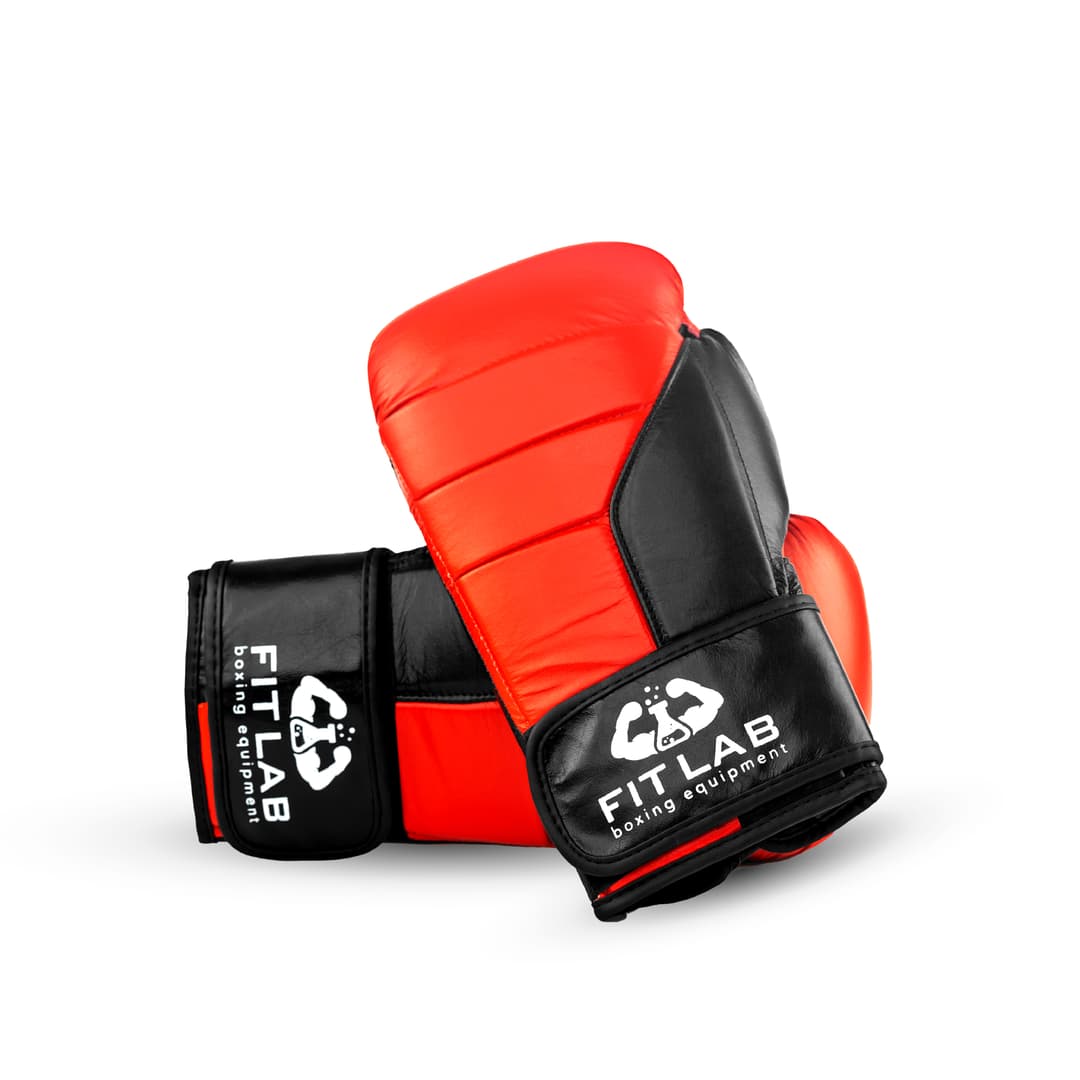 Red iron / boks rukavice 100% koža - FitLAB