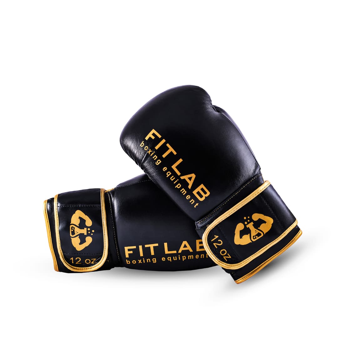 Double gold / boks rukavice 100% koža - FitLAB