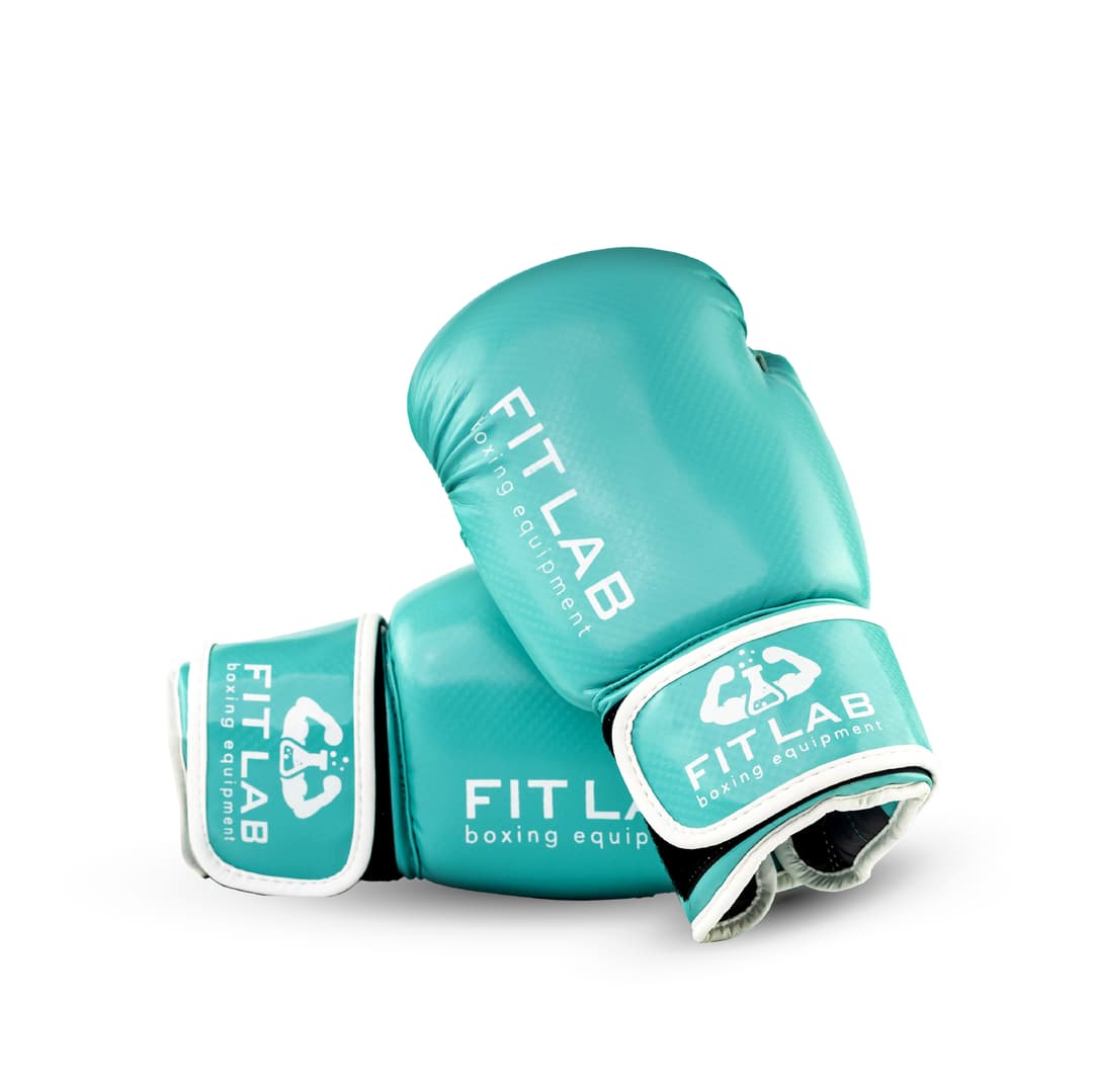Carbon turquoise / boks rukavice - FitLAB