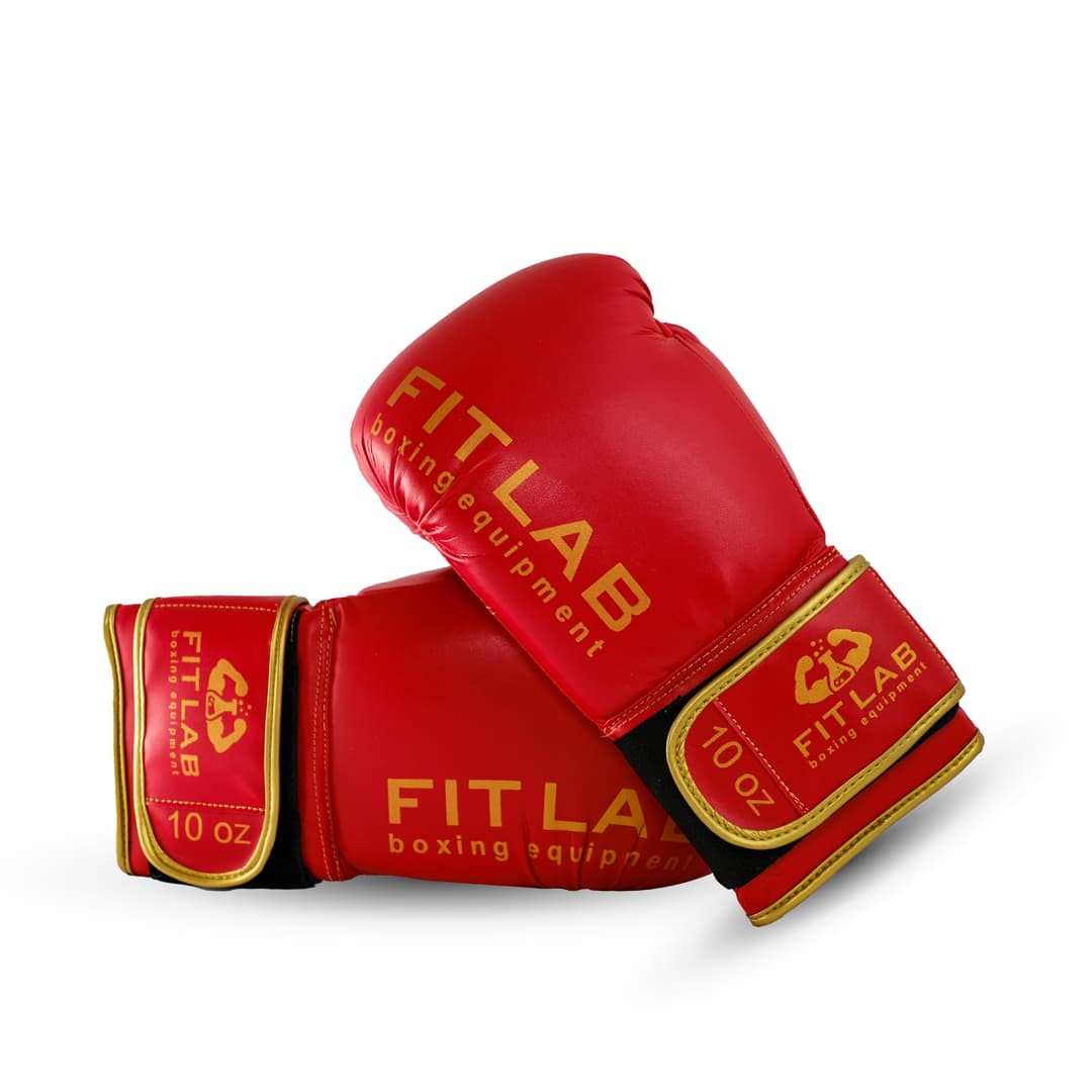 Double golden red / boks rukavice - FitLAB