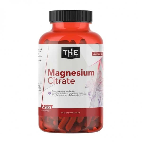 Magnesium citrate 200cap - THE Nutrition