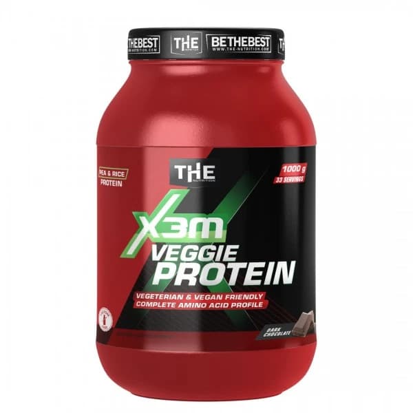 Vegan x3m protein 1kg - THE Nutrition