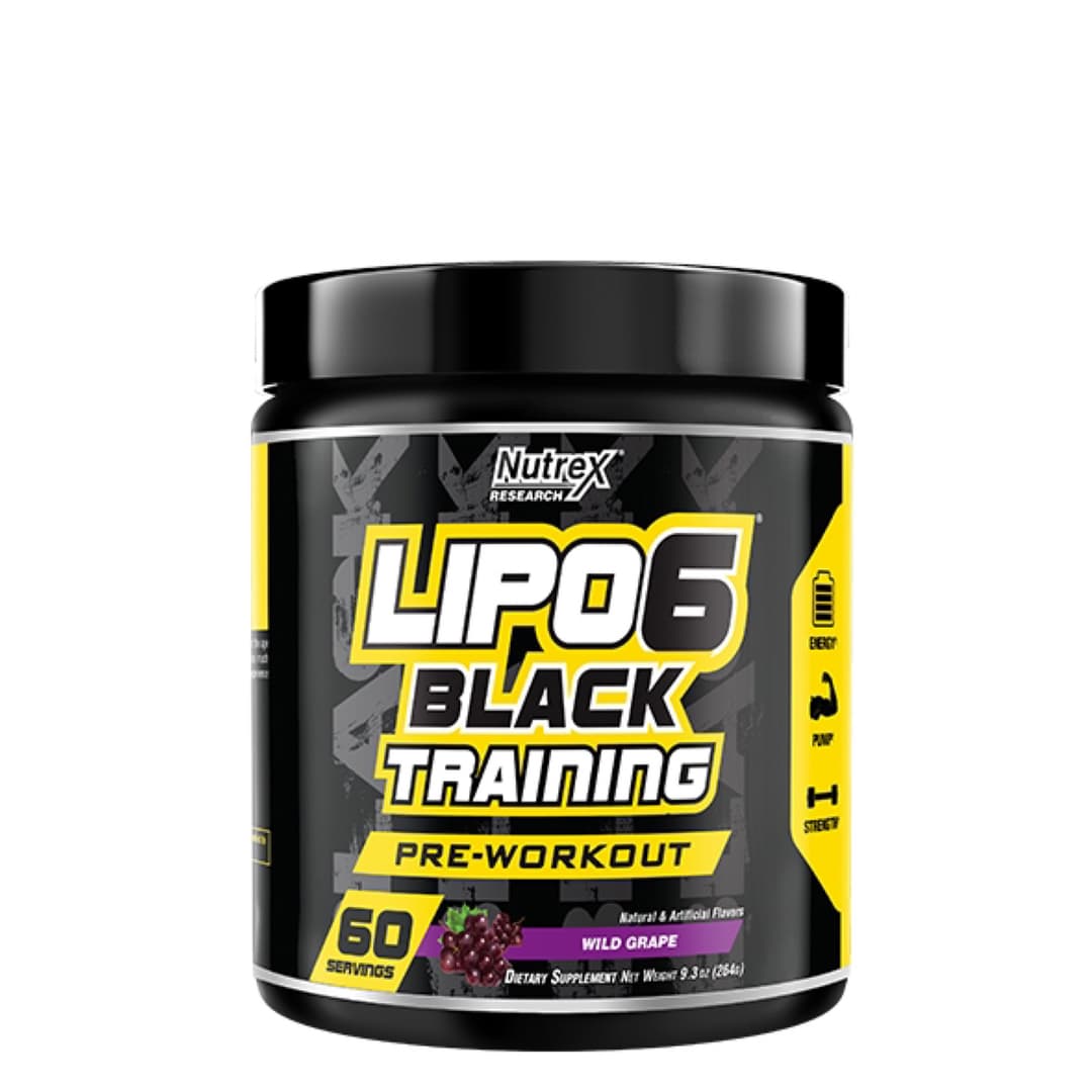Lipo 6 black training (PWO&Burner) 264g/60serv - Nutrex