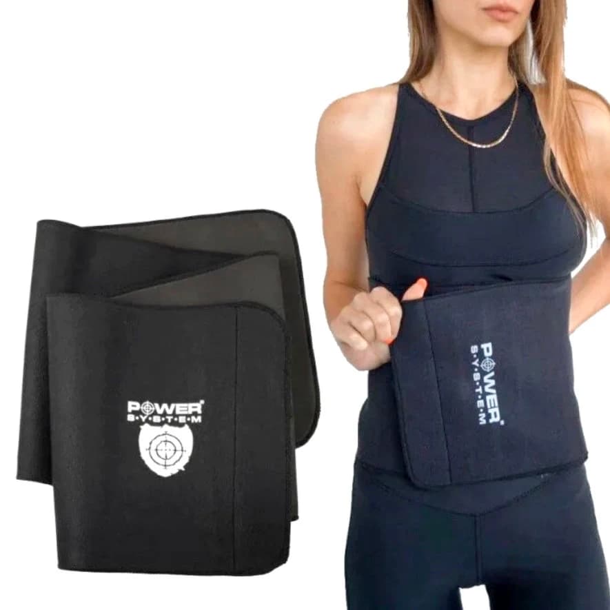 Slimming Belt Power System pojas za mršavljenje i trening sa podesivim zatvaranjem za podršku tokom kardio i fitness aktivnosti