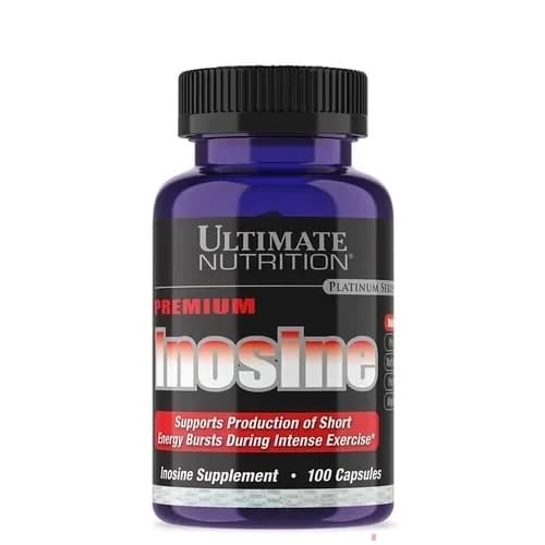 Premium Inosine Ultimate Nutrition 100 kapsula za energiju izdržljivost i podršku ATP proizvodnji