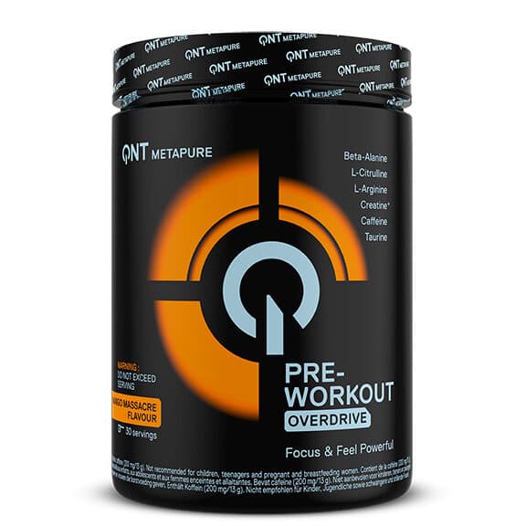 Pre-Workout Overdrive 390g/30serv - QNT mocni pwo sa beta alaninom kreatinom i argininom