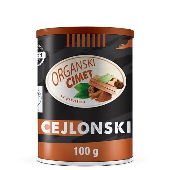 Cejlonski cimet 100g - Organski cimet bogat antioksidansima za regulaciju secera u krvi, podrsku srcu i bolju probavu