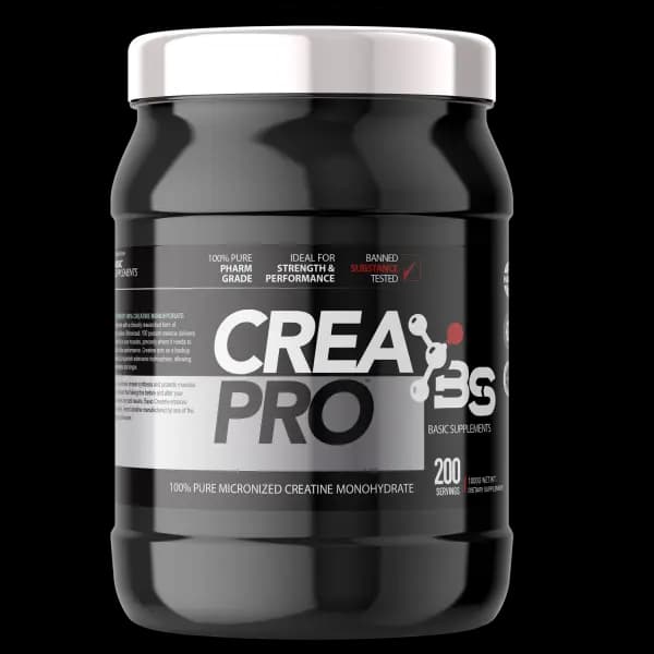 Crea pro 1kg - Basic Supplements 100% čist kreatin monohidrat