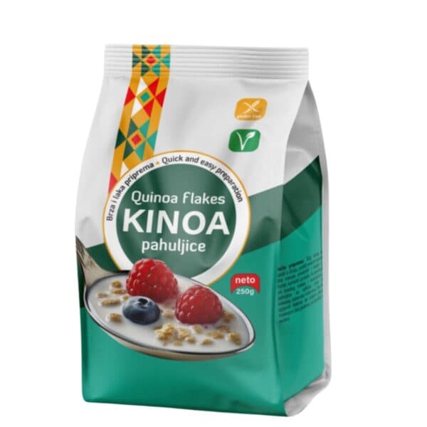 Kinoa pahuljice 250g - bez glutena  sa visokim sadrzajem proteina, vlakana i minerala