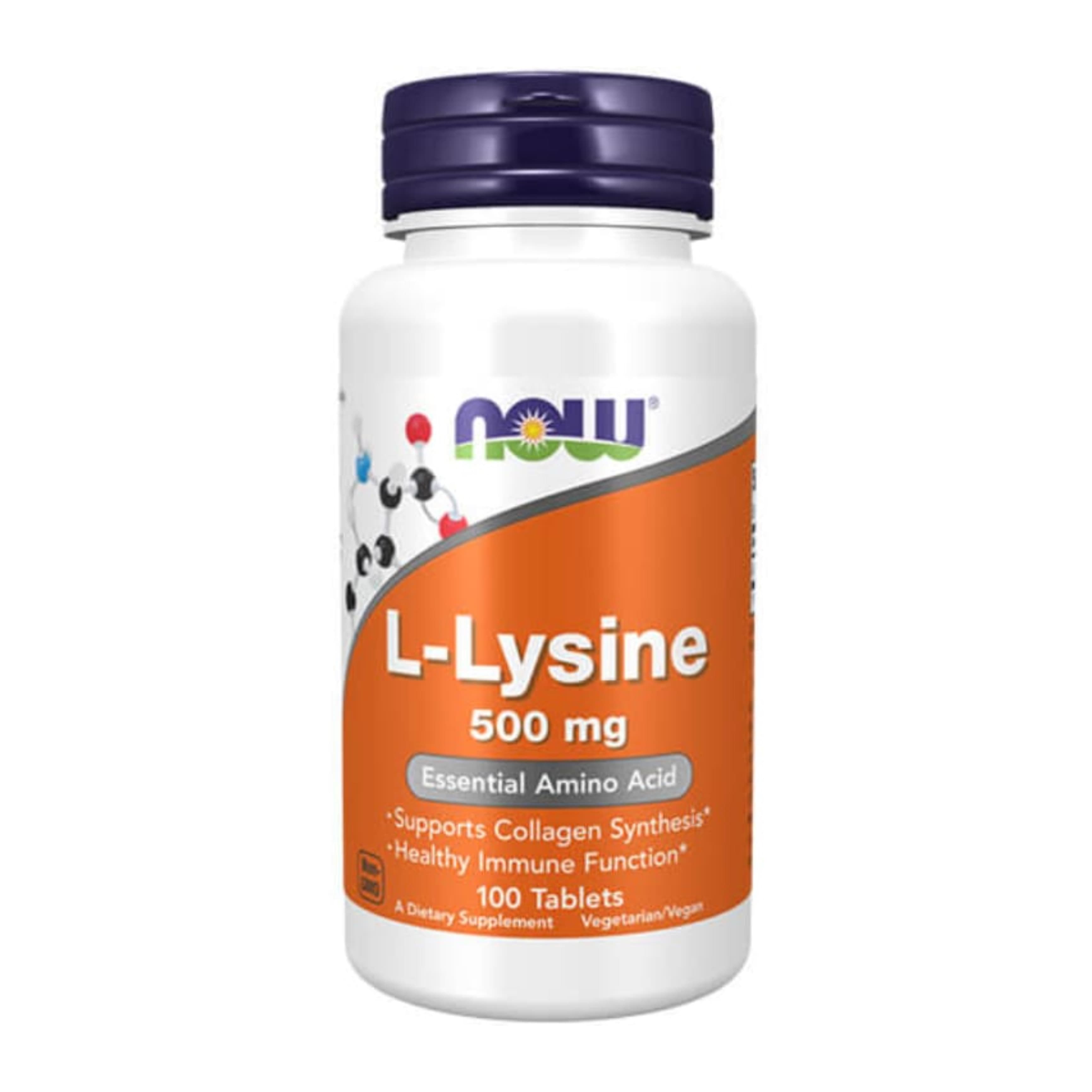 NOW Foods L-Lysine tablete L-lizin aminokiselina za oporavak i sintezu proteina