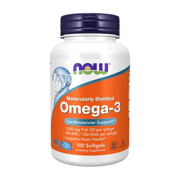 NOW Foods Omega 3 softgel kapsula riblje ulje sa EPA i DHA
