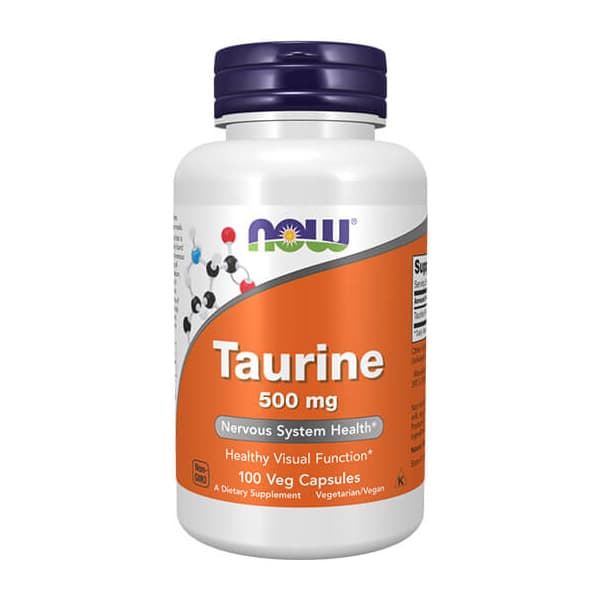 NOW Foods Taurine kapsula taurin aminokiselina za nervni sistem i izdrzljivost