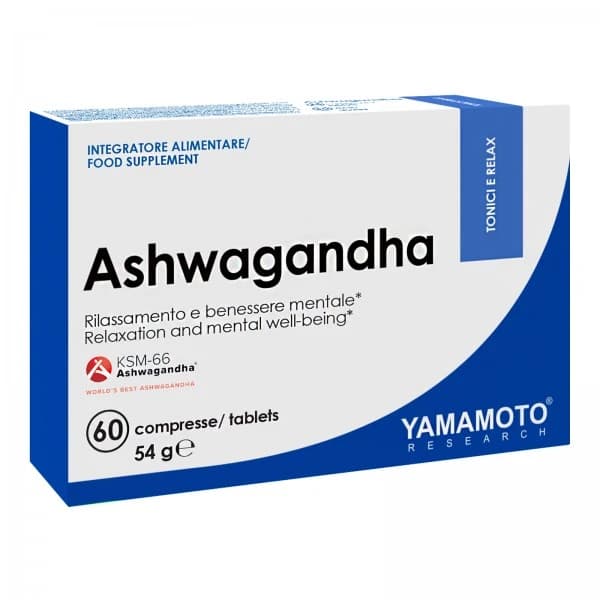 Yamamoto Research Ashwagandha KSM-66 suplement za stres, fokus, oporavak i mentalni balans
