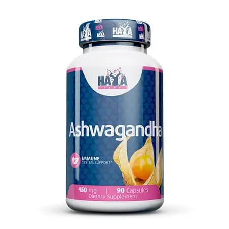 Ashwagandha 90 kapsula 450 mg Haya Labs dodatak ishrani za smirenost energiju i balans organizma