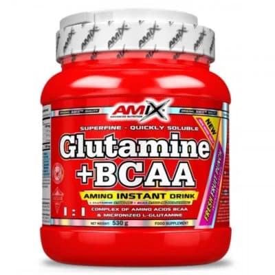 BCAA + Glutamine Amix suplement sa BCAA aminokiselinama i glutaminom za oporavak, regeneraciju i podršku mišićima