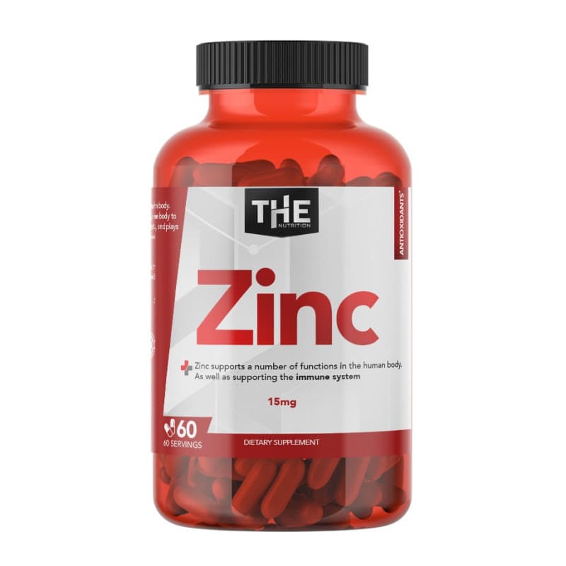 Zinc THE Nutrition 60 kapsula dodatak ishrani sa 12 mg cinka za imunitet kožu kosu i nokte