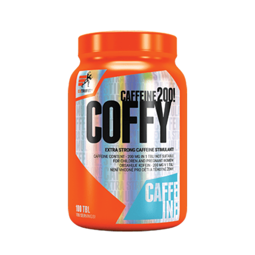 Coffy Stimulant ExtriFit 100 tableta sa 200mg kofeina po tableti za energiju fokus i trening performanse