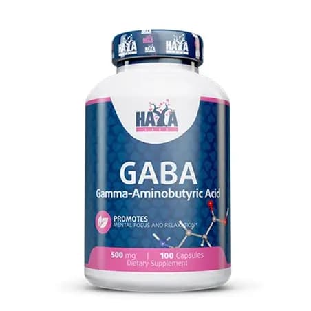 GABA Acids 100 kapsula 500 mg Haya Labs dodatak ishrani za opuštanje mentalni balans i kvalitetan odmor