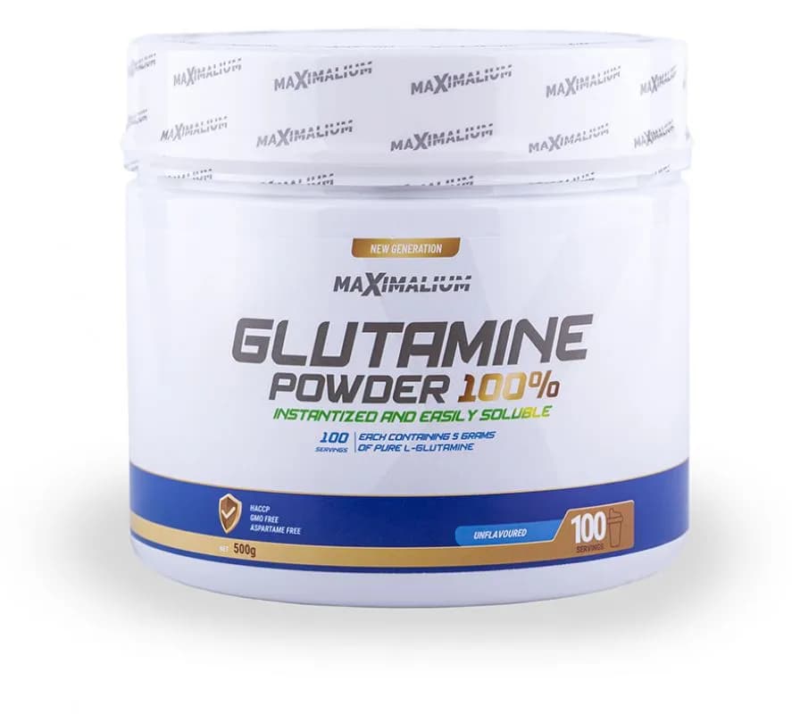 Glutamin Maximalium 500g L glutamin u prahu za oporavak mišića posle treninga i sportsku suplementaciju